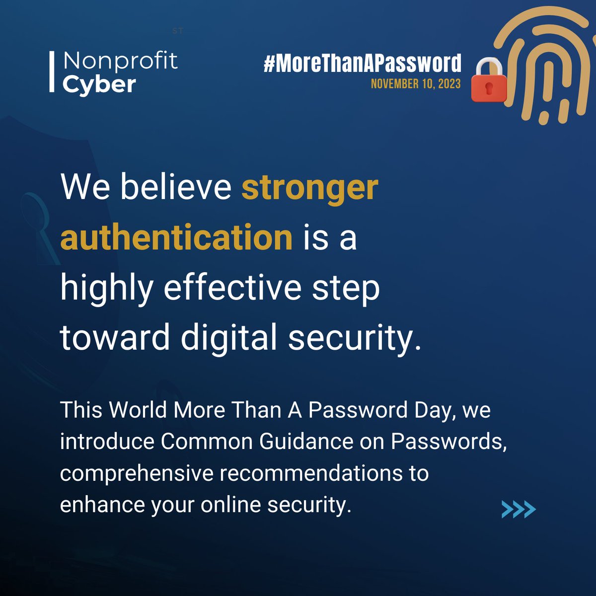 We're proud to support #MoreThanAPasswordDay and the release of the Common Guidance on Passwords, together with over 90 organizations worldwide 🌐 Take action to protect your online identity and data. 👉rb.gy/vowyn4