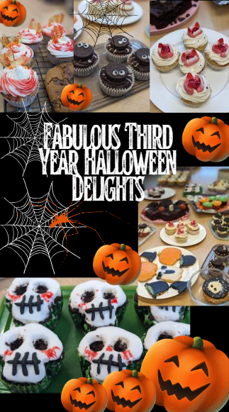 As we say good bye to the spooky season for another year, we just had to share some fabulous Halloween spooky creations from our Third Year Home Economics students - amazing creative on display! 👻🎃 👏 Looking forward to seeing our Xmas delights 🎄