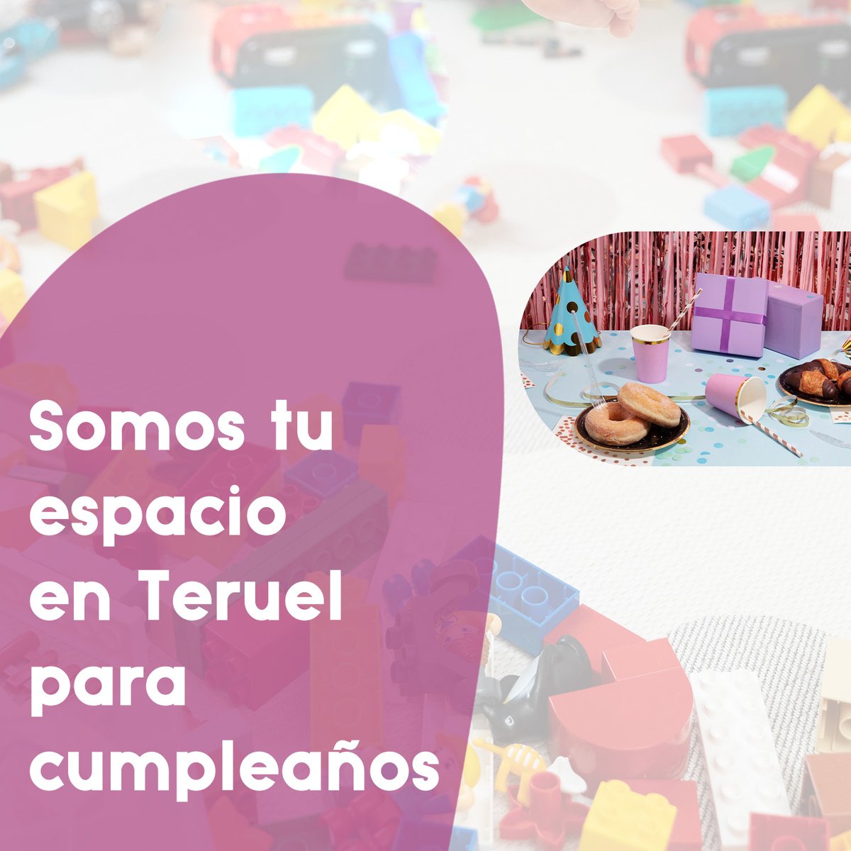 Los fines de semana de invierno ❄
📍 acércate al Palacio de Exposiciones de Teruel

🎂 Además, ¿quieres celebrar un cumpleaños especial? 

Más información 
📧 bar@feriasycongresosteruel.com 
 ☎ 978 22 40 52

#PalaciodeExposiciones #teruel #cumpleaños #niños #hinchables