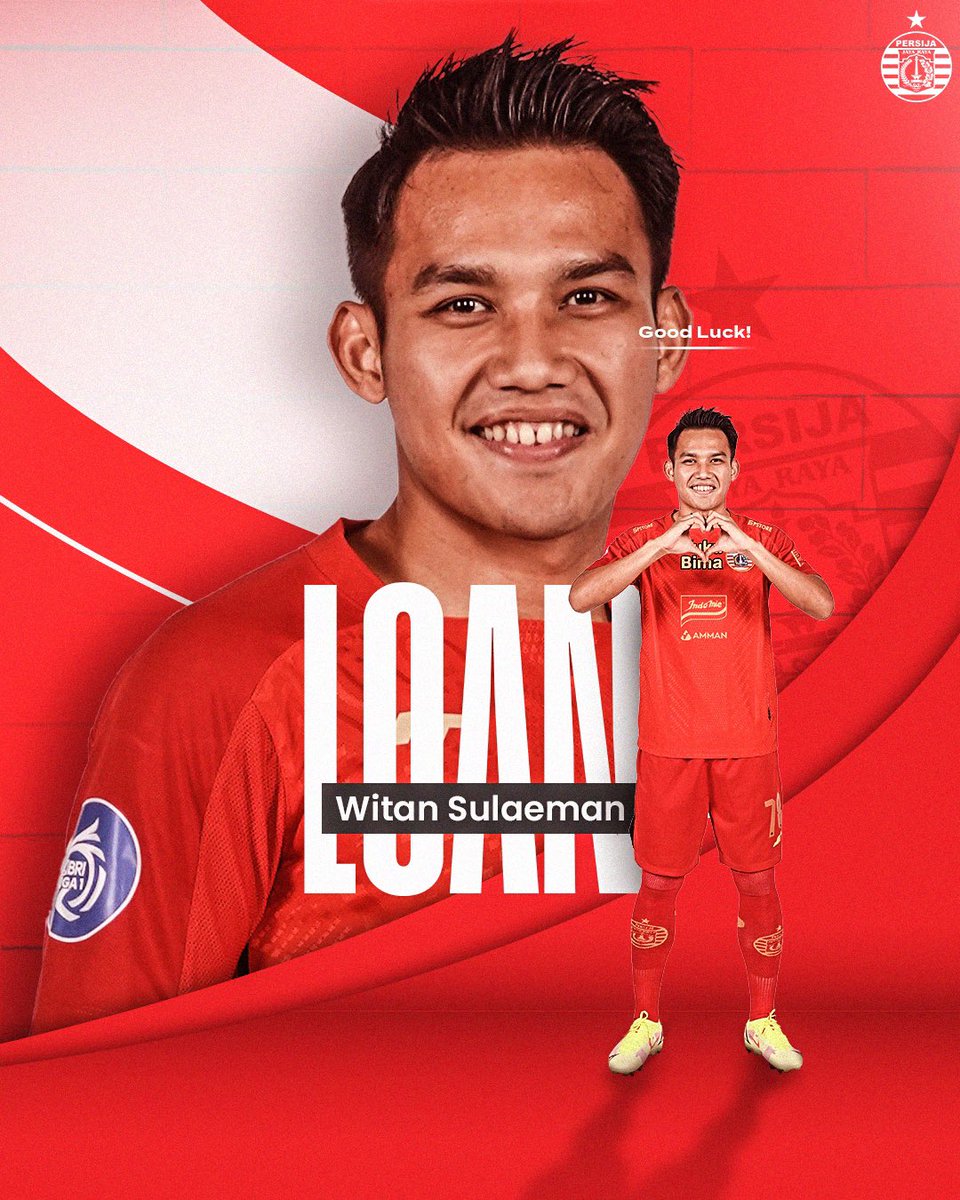 Persija_Jkt's tweet photo. Witan Sulaeman akan menjalani masa peminjaman hingga berakhirnya Liga 1 2023/2024.

“Keputusan ini telah kami diskusikan dengan matang dan semoga dapat berujung positif untuk semua pihak,” kata Presiden Klub Persija, Mohamad Prapanca. https://t.co/QKvvKsdQNV