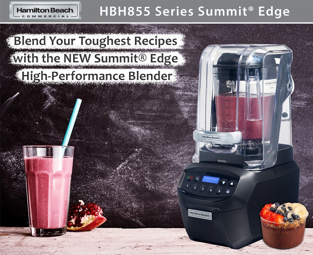 DorianDrakeIntl's tweet image. Get an edge over the competition with @HBC_Community&apos;s 𝗡𝗘𝗪 Summit® Edge blender. Consistent results on even the toughest recipes 🥤ow.ly/kHak50NGnyy #HighPerformanceBlender #DorianDrakeFoodservice