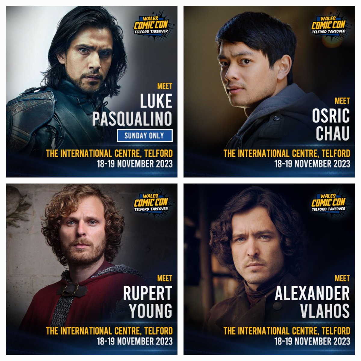DMJConsult23's tweet photo. Want an autograph from @lucapasqualino, @OsricChau, @RupertFYoung or @vlavla but can't make it to @walescomiccon @TelfordTakeover?

Today is the last day to buy one from @EliteSignatures pre-order service here: https://t.co/VeWRVYUdUR

Excellent service, excellent products! https://t.co/L5wXpXKrpB