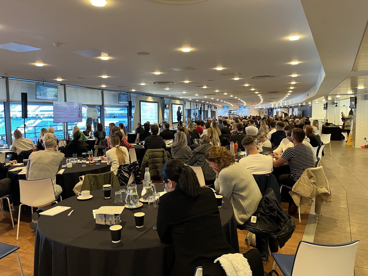 @Orthteam Sports symposium at the Ethiad stadium ⁦⁦<a href="/ManCity_MCFC/">Man City Updates</a>⁩. Pain team talking about PRP, the shoulder and Hip.