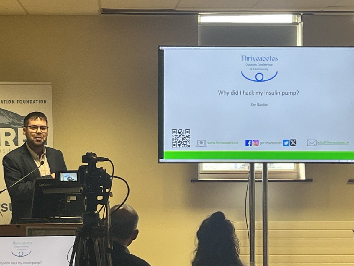 Patient perspectives matter! Well done to Ken Barclay talking about his T1D story <a href="/REF_Sligo/">Research & Education Foundation SUH</a> conference. <a href="/Thriveabetes/">Thriveabetes</a> <a href="/KonradMulrennan/">Konrad Mulrennan</a> <a href="/Sureshpillai/">Suresh C. Pillai</a> <a href="/coughlks/">karen coughlan</a> <a href="/healsrc/">Health and Biomedical (HEAL) Research Centre</a> <a href="/pnolan99/">Paul Nolan</a> <a href="/tanyabyrnepratt/">TanyaByrnePratt</a> <a href="/mairemccallion/">Maire</a> <a href="/ATU_ResearchIE/">ATU Research</a> <a href="/atu_ie/">Atlantic Technological University</a> <a href="/atusligo_ie/">ATU Sligo</a> <a href="/LisRyan_Nutri/">Dr Lisa Ryan</a> <a href="/laurakeaver/">Dr Laura Keaver RD</a>