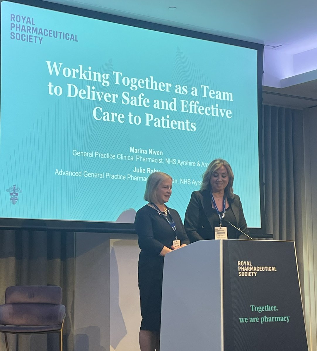 Lynsay Lawless (@lynsaylawless) on Twitter photo Marina Niven & Julie Raby from <a href="/NHSAAAPharmacy/">NHS Ayrshire & Arran Pharmacy</a> sharing their fantastic experience of pharmacy led & MDT supported mental health reviews in general practice 🌟developing technician role 🌟embedding RM principles 🌟 patient centred care 👏🏼 Well done team! <a href="/Janekayhall/">Jane Hall</a> <a href="/ifulton81/">Iain Fulton</a> Marina Niven & Julie Raby from <a href="/NHSAAAPharmacy/">NHS Ayrshire & Arran Pharmacy</a> sharing their fantastic experience of pharmacy led & MDT supported mental health reviews in general practice 🌟developing technician role 🌟embedding RM principles 🌟 patient centred care 👏🏼 Well done team! <a href="/Janekayhall/">Jane Hall</a> <a href="/ifulton81/">Iain Fulton</a>