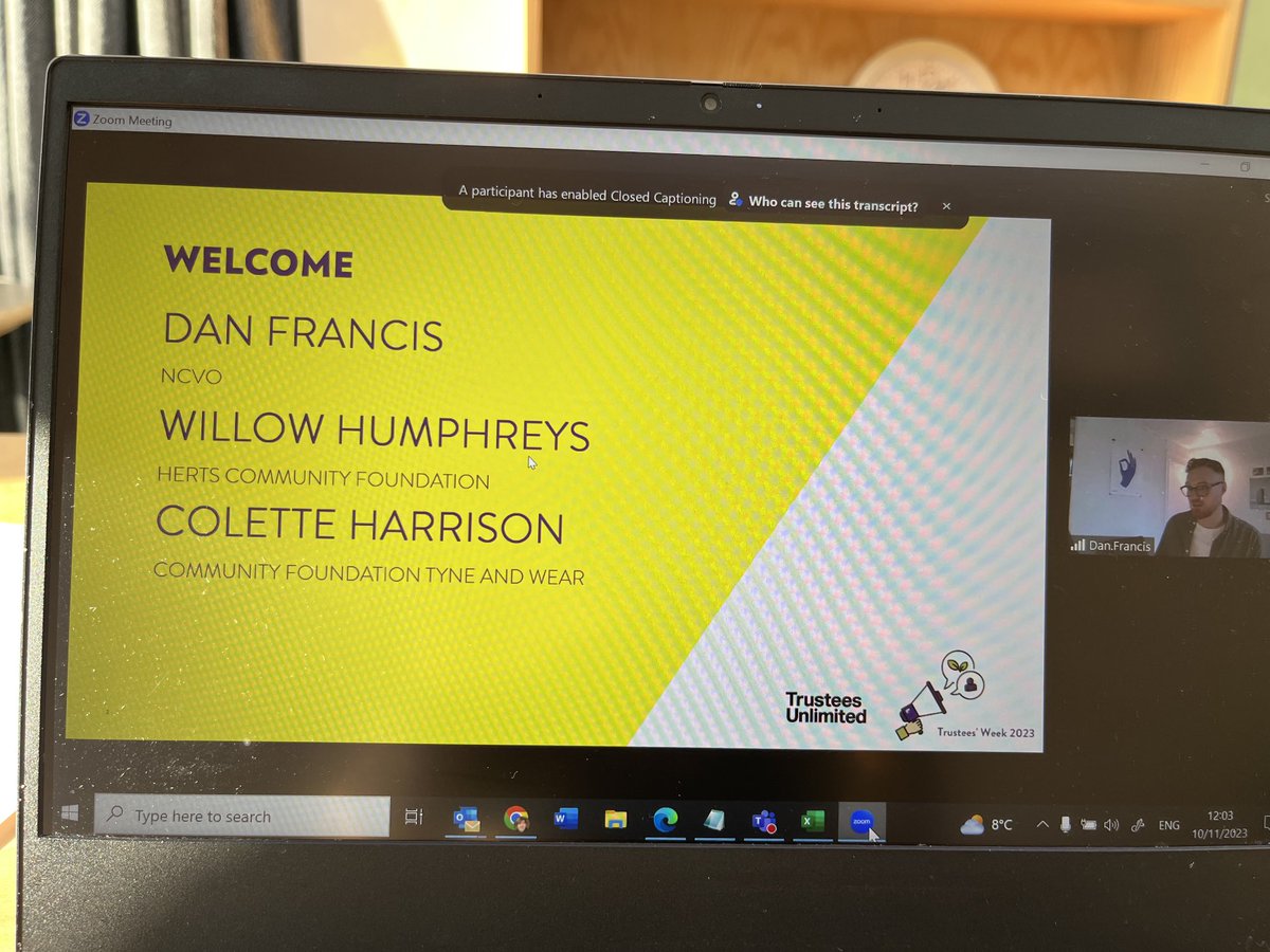 Delighted to be speaking at today's plenary session with <a href="/NCVO/">NCVO</a> reflecting on conversations we shared on Tuesday in partnership with ⁦<a href="/VONNENews/">VONNE</a>⁩ #TrusteesWeek