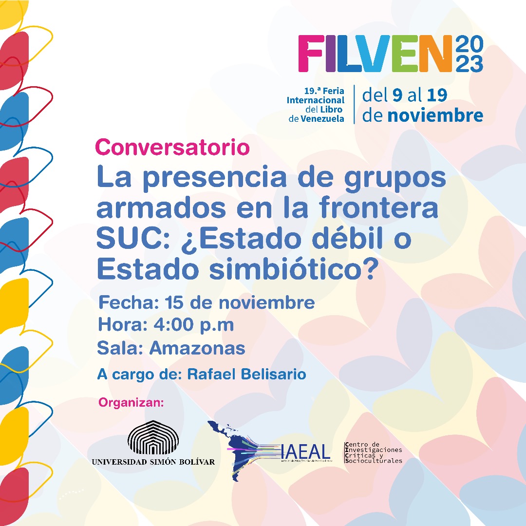 El Instituto de Altos Estudios de América Latina @iaeal_usbve - @campusb estará presente en la @filven2023 Presentaremos el libro 'Debate sobre la economía venezolana' conjuntamente con Editorial Trinchera y ofreceremos 3 Conversatorios. Aquí 👇te dejo los detalles. Acompáñanos!