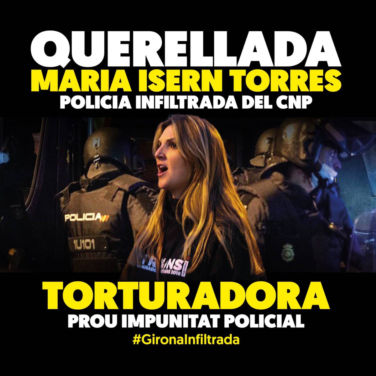 Follow the hashtag #GironaInfiltrada for more about the impressive campaign against state espionage. Victims of torture and abuse at the hands of the state lead the fightback and collective struggle against #spycops
