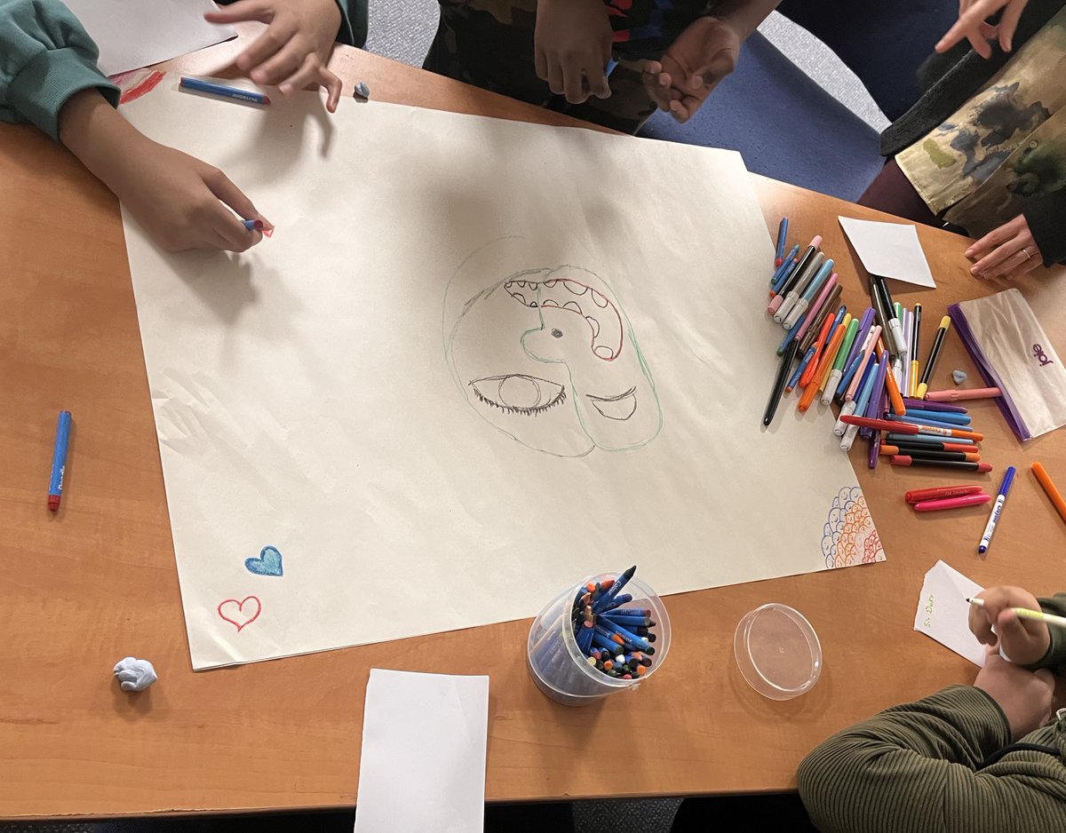 The first of our six, monthly sessions with <a href="/MINDHEARTCIC/">Mindheart Creative Therapies</a> was great!

Our Young Carers had a chance to get creative and express themselves through Art Therapy practice.