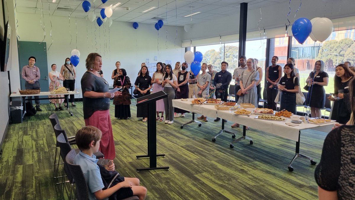 Fantastic celebration of 20 years of #Dietetics graduates at @MonashNutrition @JaneaneDart opened the event with a warm welcom, @ProfSPickering @ClairePalermo & @ProfJudyBauer spoke of the past and future of the program, and alumni shared their successful trajectories.