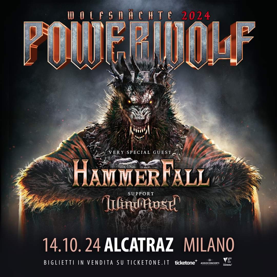 I'M SO EXCITED TO BE THERE 🤩 @powerwolfband @HammerFall @windroseband