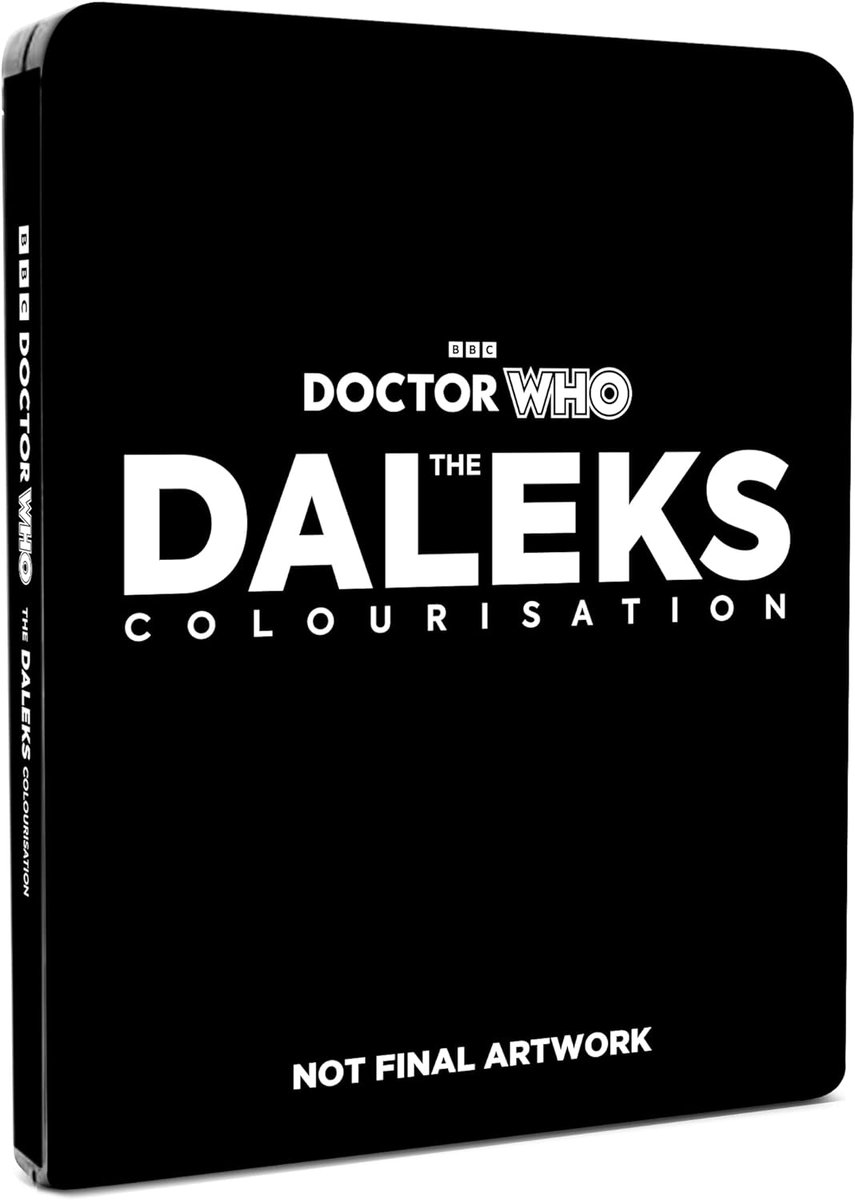 🚨 BREAKING NEWS! 🚨 Our 'The Daleks' colourisation will be released on DVD, Blu-ray *and* SteelBook in February! ❤️❤️➕🎨 Will include a behind-the-scenes making-of, plus the original seven eps in black-and-white. Available for pre-order RIGHT NOW!! at Amazon, Zavvi, HMV, et al.