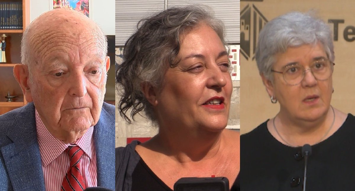 🔴👥| Ramon Pons, Mercè Paloma i Rosa Maria Ribera, Terrassencs de l’Any 2023 terrassadigital.cat/ramon-pons-mer… #Terrassa #culturatrs