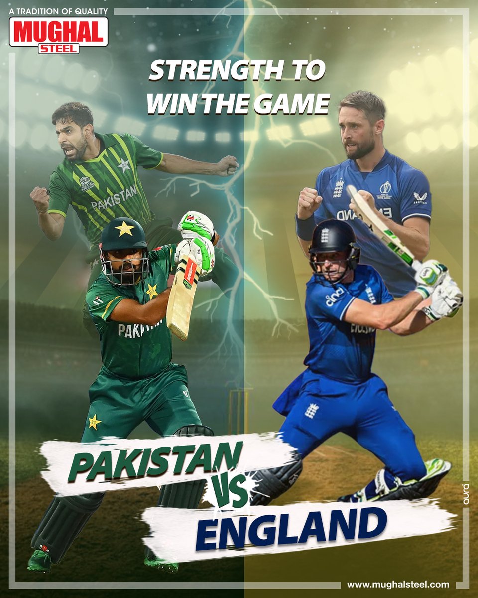 SteelMughal's tweet photo. Cricket Fans Are You Excited For A Thrilling Match Between Pakistan Vs England Tomorrow? Share Your Thoughts With Us
Good Luck Team Pakistan💚
#MughalSteel #PAKvsEngland #WorldCup2023 #pakistancricket #cricketfans https://t.co/hkj8mWEJuO