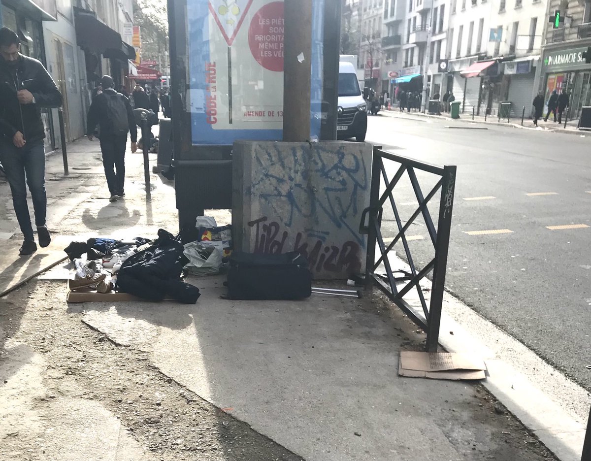A La Chapelle, les sauvettes et les trafics reconnaissants à la mairie pour leurs aménagements pérennes d’espaces dédiés.