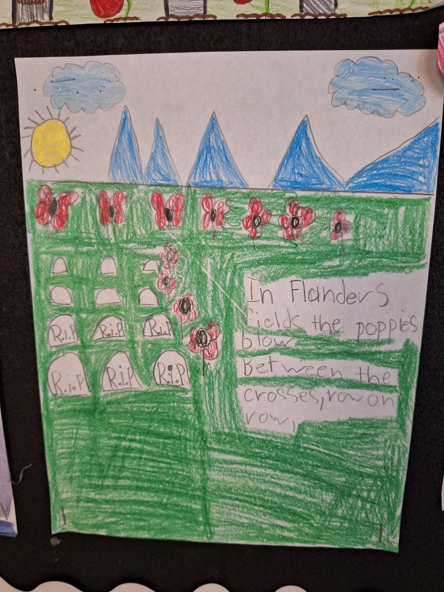 S__DiPasquale's tweet image. Grade 2s finished their Remembrance Day art ❤️ #space #RemembanceDay @TCDSB @JSlipyj #elementsofdesign #LestWeForget