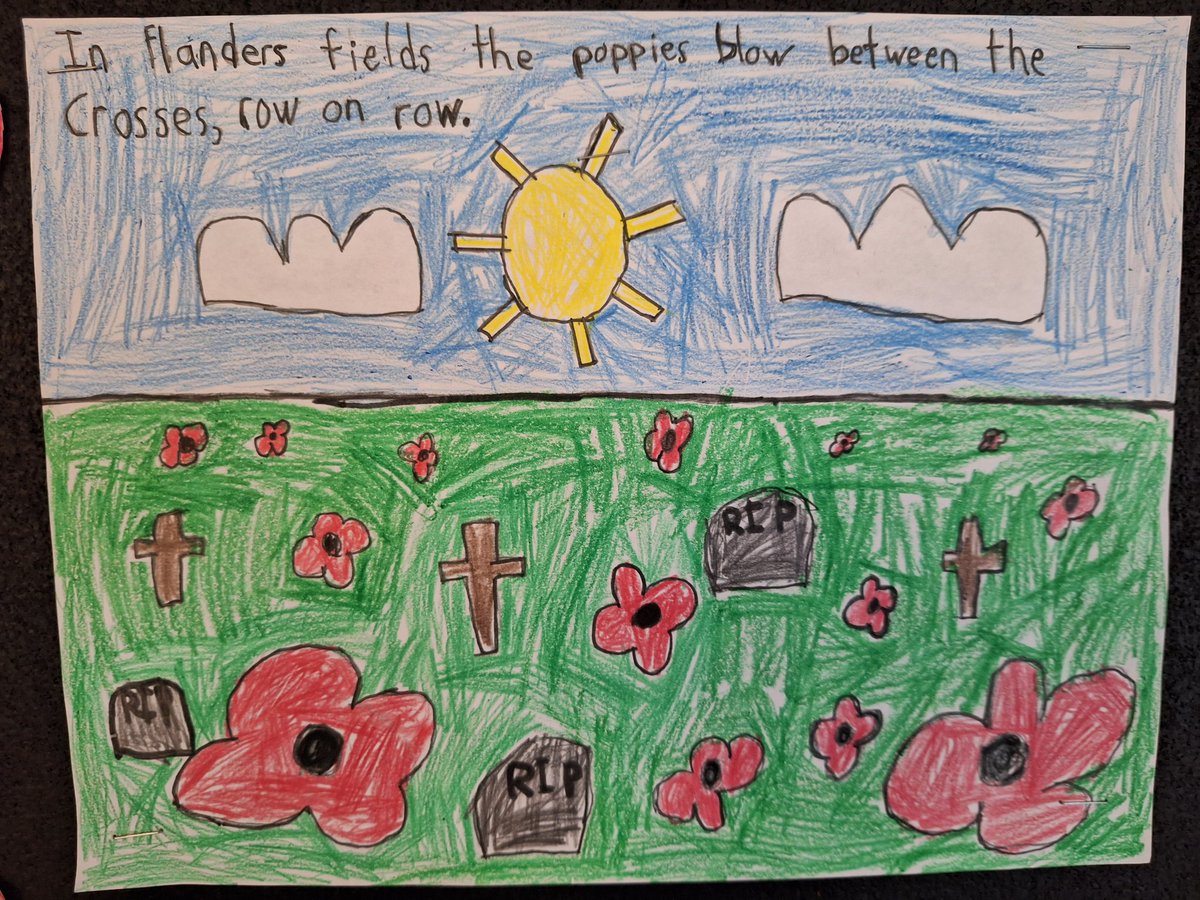 S__DiPasquale's tweet image. Grade 2s finished their Remembrance Day art ❤️ #space #RemembanceDay @TCDSB @JSlipyj #elementsofdesign #LestWeForget