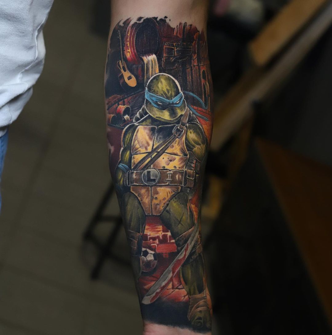 Leonardo - Ninja Turtles Tattoo