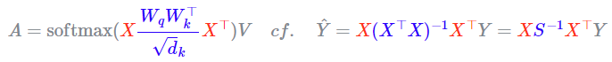 Recently noticed an interesting but probably loose connection between the attention mechanism and linear regression. Noted it down here: c16mftang.github.io/attention.html Is there any paper that discussed this similarity? Just curious 🧐