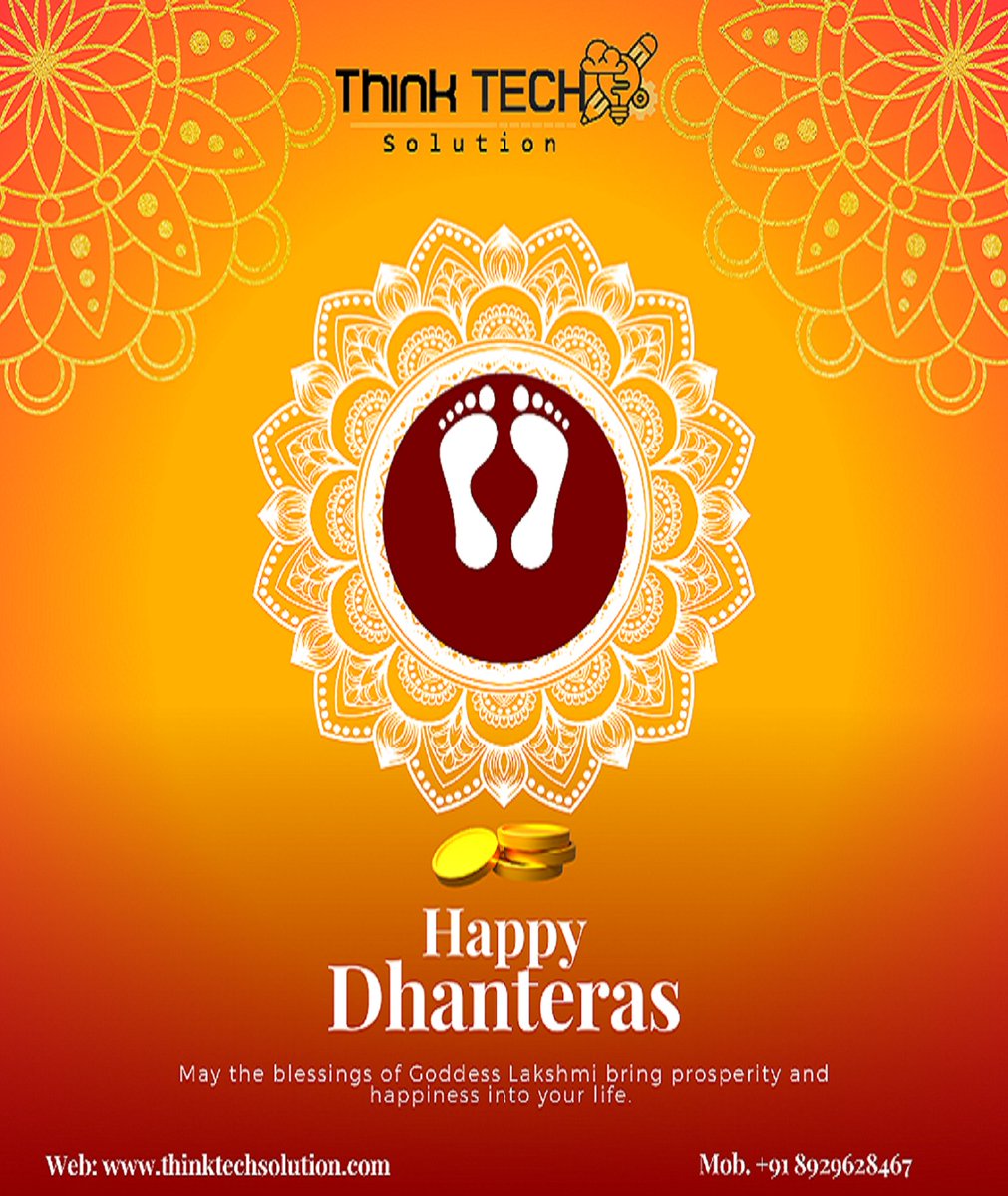 ThinkTechSolut2's tweet image. May you always be guided by the blessings of Goddess Lakshmi, Goddess Durga and Lord Kubera, and may prosperity never leave

#HappyDhanteras2023 #fastivalseason #thinktechsolution