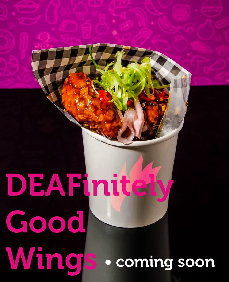 punkchefuk's tweet photo. 🔥Exciting news! DEAFinitely Good Wings are soon to make a delicious debut on our menu. 🤘🏼🍗 

Crafted by the Punk Chef himself during the Street Food Championships final, this flavour-packed dish takes you on a global-inspired adventure. A tantalising blend of sweet and heat awaits…🤩🌶️✨ Stay tuned for the unveiling of our unique wing experience.

https://t.co/grK15Zd1Ms

#ChickenWings #DeafBusiness #PunkChef #InclusiveBusiness #CrackedMagazine #Spitalfields #London #EastLondon #SpitalfieldsMarket #Shoreditch #BrickLane #LondonLife #StreetFood #ThingsToDoInLondon #LiverpoolStreet #LondonFoodie #OldSpitalfieldsMarket #FoodArt #LondonFood #ThingsToDo #Hackney #CityOfLondon #EastEnd #EastLondonFood #Artist #Vintage #VisitLondon #LondonEats #EastLondonLife #Foodie