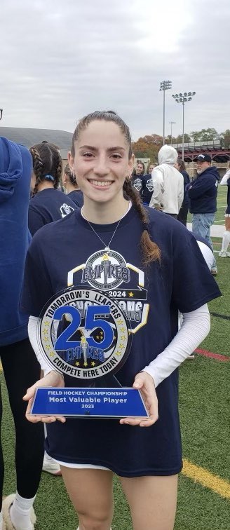 Not only was Julie named the Empire 8 Tournament MVP last week, she was also named the Co-MVP for the Empire 8 this season. 
Her accomplishments at Hartwick have been immense.
#collegesuccess
#RVFHproud