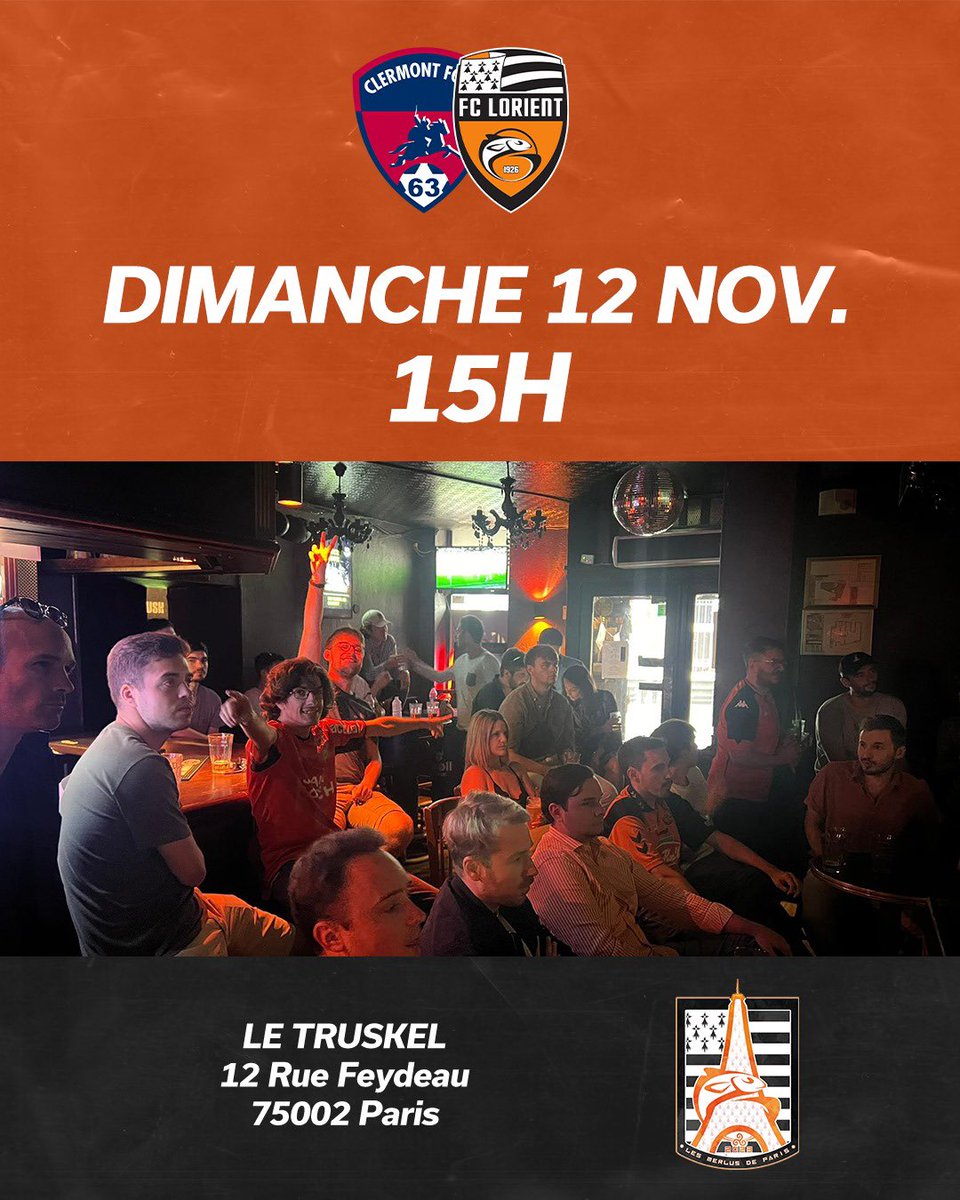 Rendez-vous au <a href="/truskelclub/">Truskel Microclub</a> ce dimanche pour Clermont - Lorient. 🔥