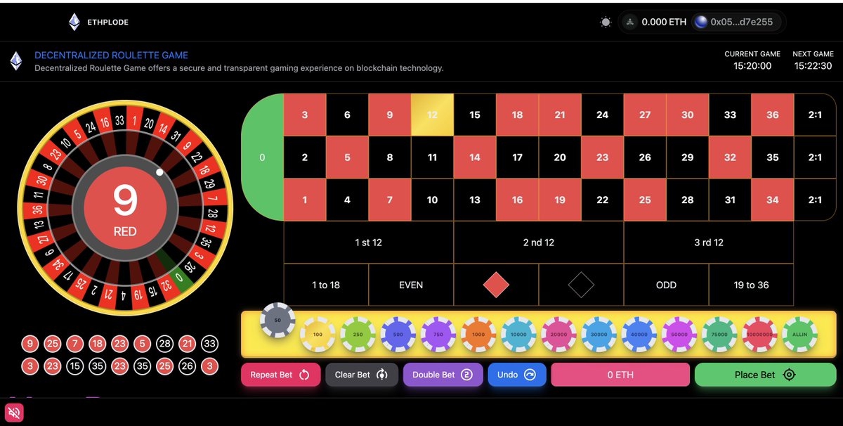🚀 🎉 Calling all ETHPLODE enthusiasts on Arbitrum! 🚀 Join our thrilling ETHPLODE Roulette game and stand a chance to win a whopping $50,000 in ETHPLODE tokens!

🌐✨ Follow, play, and retweet for a shot at the prize! Let the games begin! 🎲💰 

ethplo.xyz