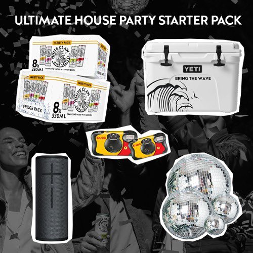 HOSTING A HOUSE PARTY BUT MISSING THE KEY INGREDIENTS?! 👀 Don’t worry, we’ve got you sorted ✅ 😎 Head over to our instagram @whiteclawuk to enter our giveaway 👇 #UNofficialsponsorsofhouseparties #HousePartySZN #WhiteClaw