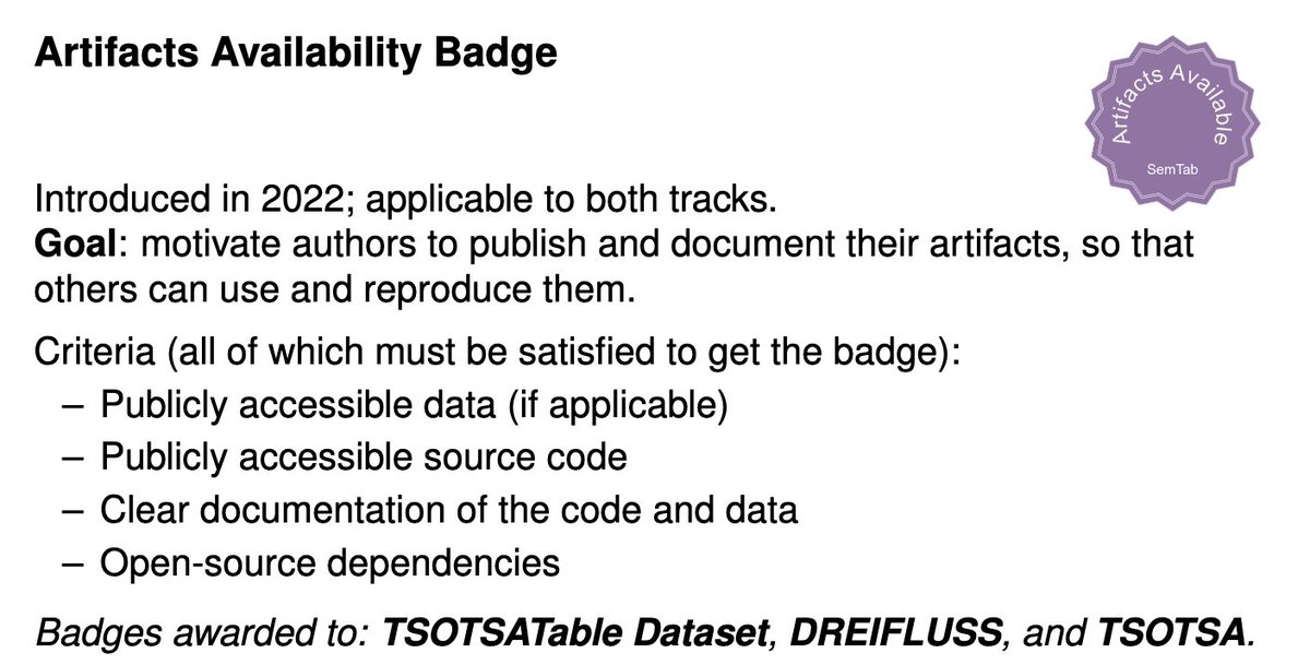 SemTab 2023 Challenge at ISWC <a href="/iswc_conf/">International Semantic Web Conference</a> #iswc2023 had AMAZING participants this year. Every single participant had some unique and super interesting ideas in their solution. Congratulations to all! <a href="/vefthym/">Vasilis Efthymiou</a> 1/3