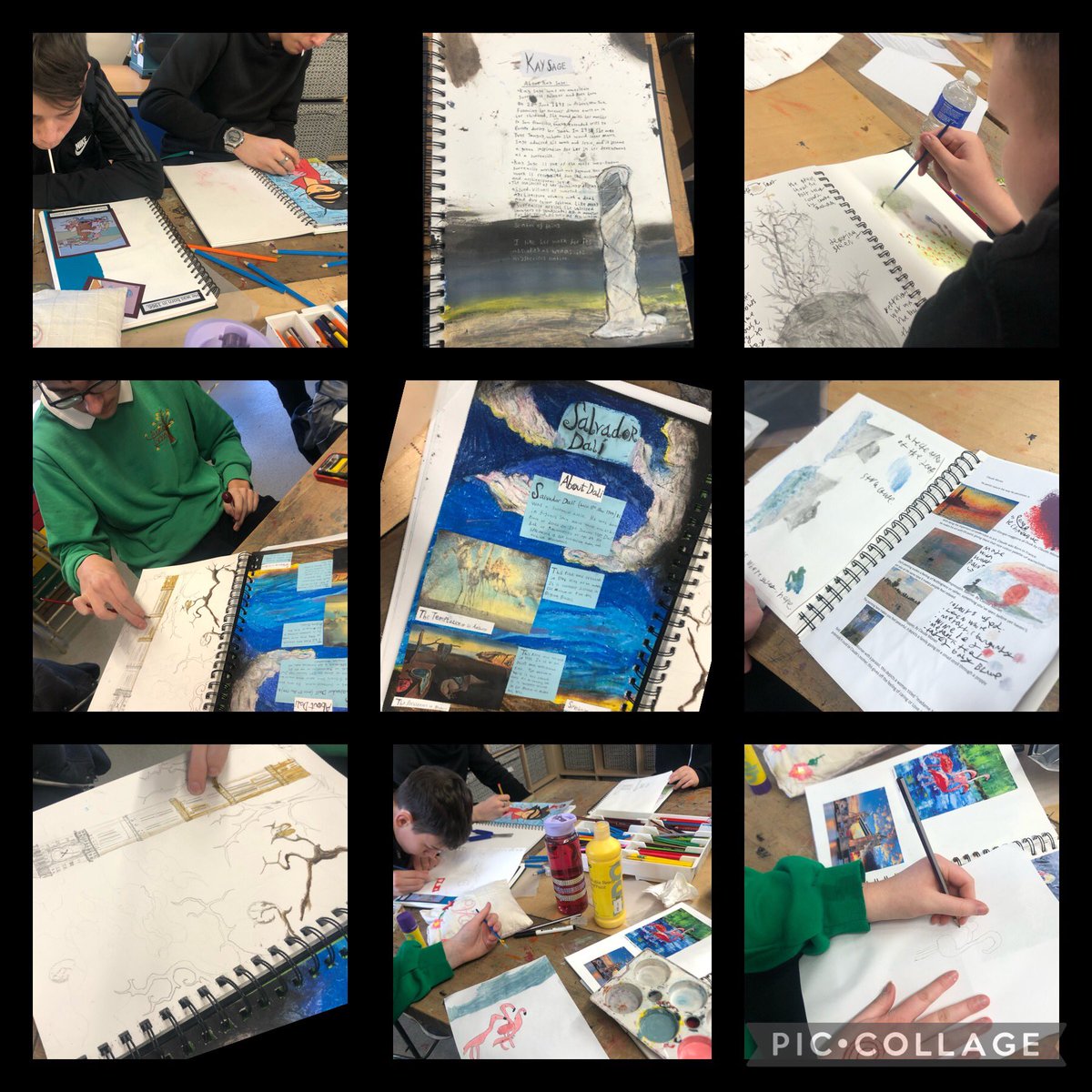 Abbeysdtech's tweet photo. BTEC Art have had a productive morning, awesome work! 💕💕🖌️🎨👩‍🎨🧑🏻‍🎨🖼️ @AbbeysU4 @AbbeysU6  @AbbeyHorizon @abbeysU5 @abbeysU7 https://t.co/XLQxQSEQlv