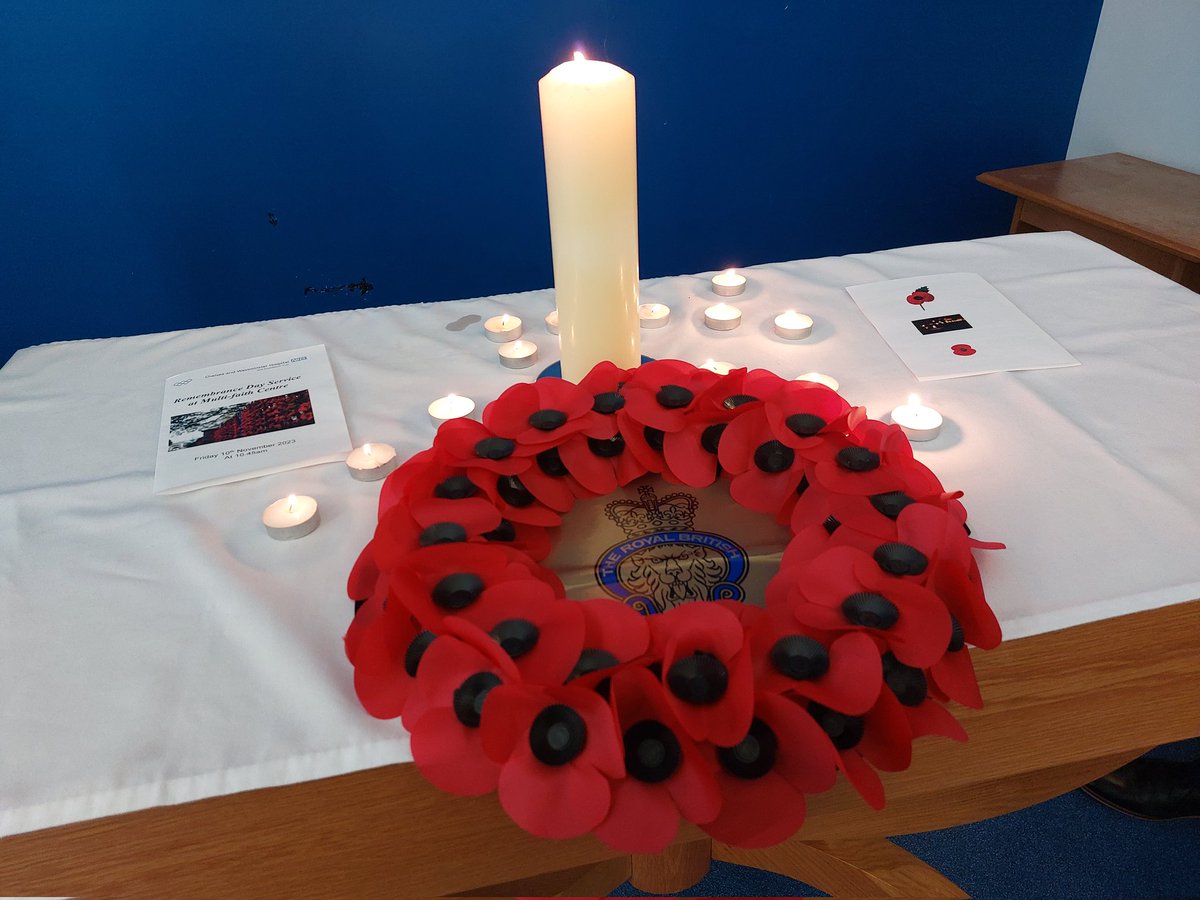 Thanks to all those who joined the Trusts Remembrance Services today <a href="/ChelwestFT/">Chelsea and Westminster Hospital</a> <a href="/WestMidHospital/">West Middlesex University Hospital</a>
 We will remember them.