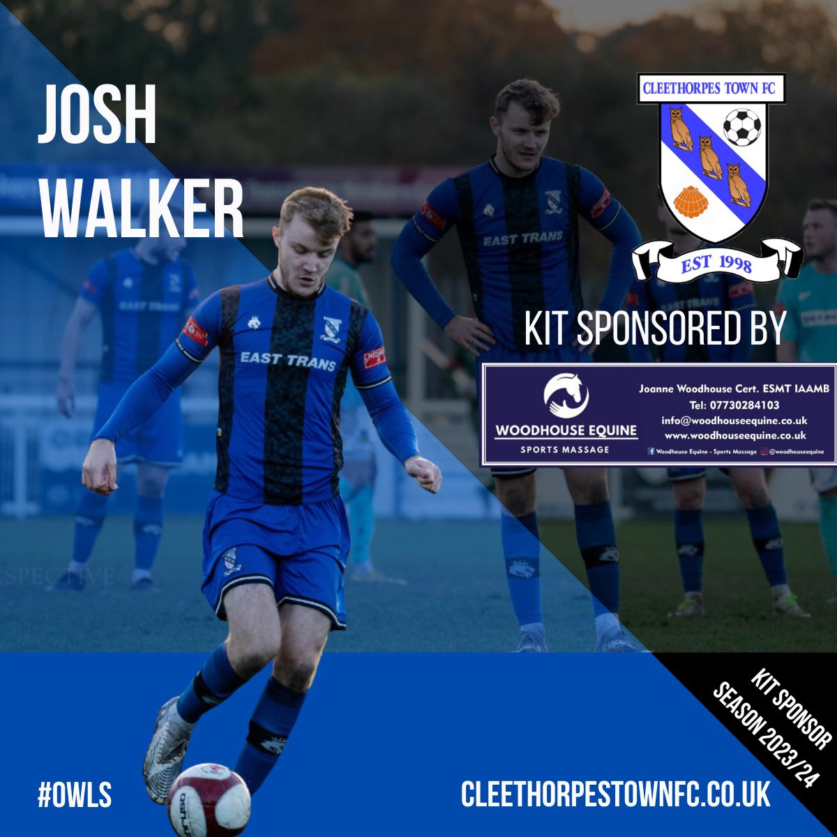 A massive thank you to #Woodhouseequine who have kindly agreed to sponsor @joshwalkerrr1 for the 2023/24 season 👏🏻👏🏻👏🏻 woodhouseequine.co.uk