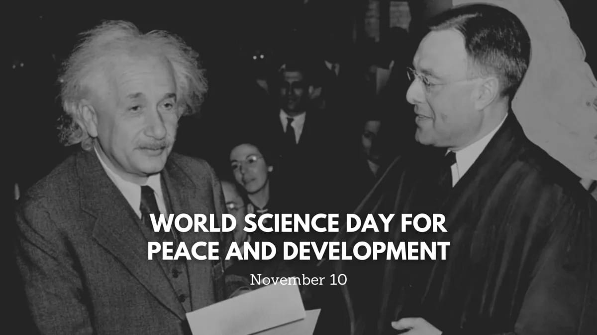 KinGTuFaIl11's tweet photo. Embracing the spirit of inquiry and collaboration, we honour World Science Day, recognizing the transformative potential of science in promoting peace and sustainable development worldwide.
#WorldScienceDay2023
#GlobalProgressThroughScience
#TogetherThroughTechnology https://t.co/kAFKUw7XCA