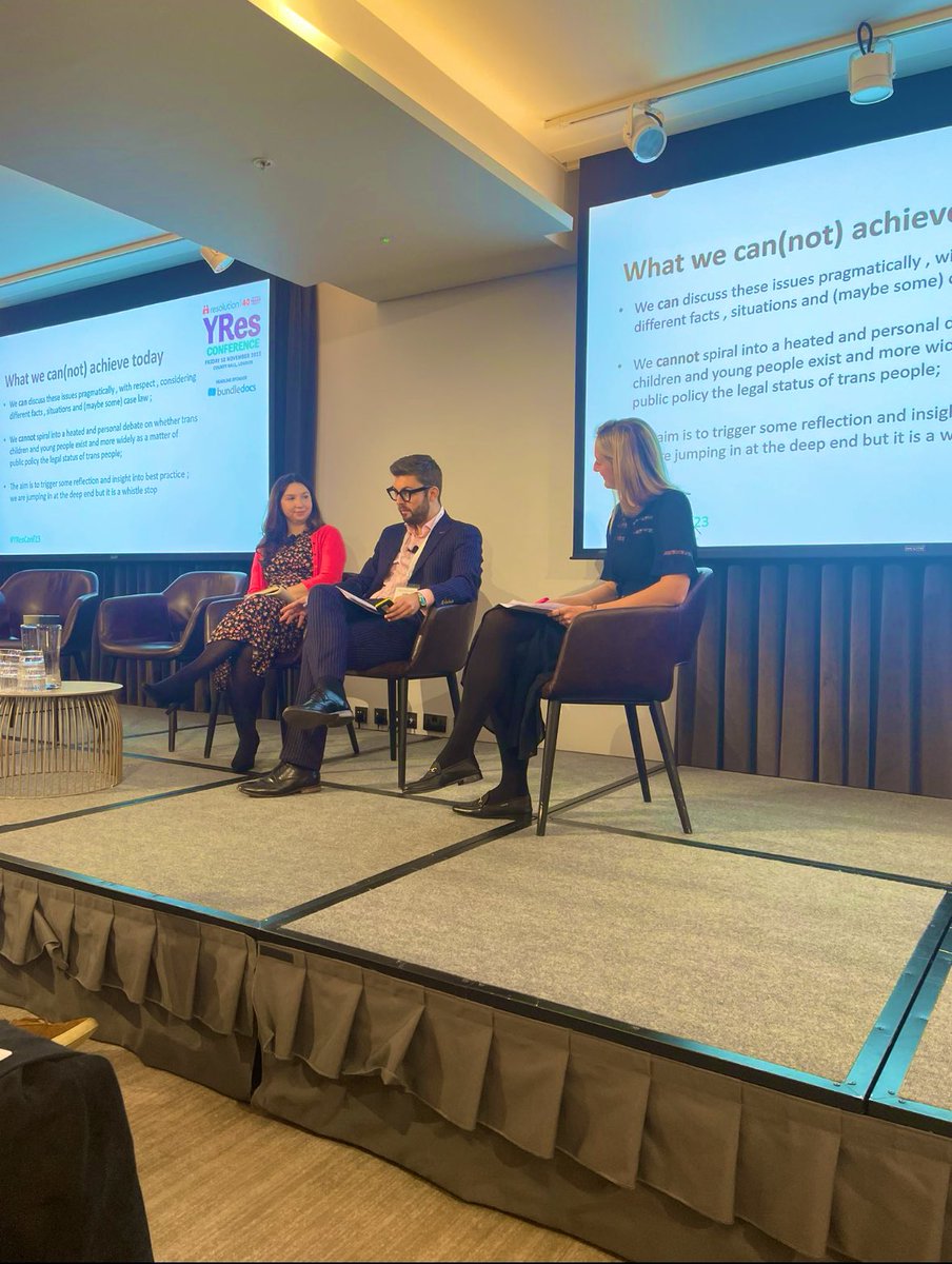 It was wonderful to be part of such a fascinating discussion with the amazing  <a href="/ScottJHalliday/">Scott J Halliday</a> and <a href="/hattie_gibson/">Hattie Gibson</a> on the law surrounding modern families and LGBTQ+ family law at the National YRes Conference in London today ⭐️

#YResConf23 #surrogacylaw #modernfamilylaw