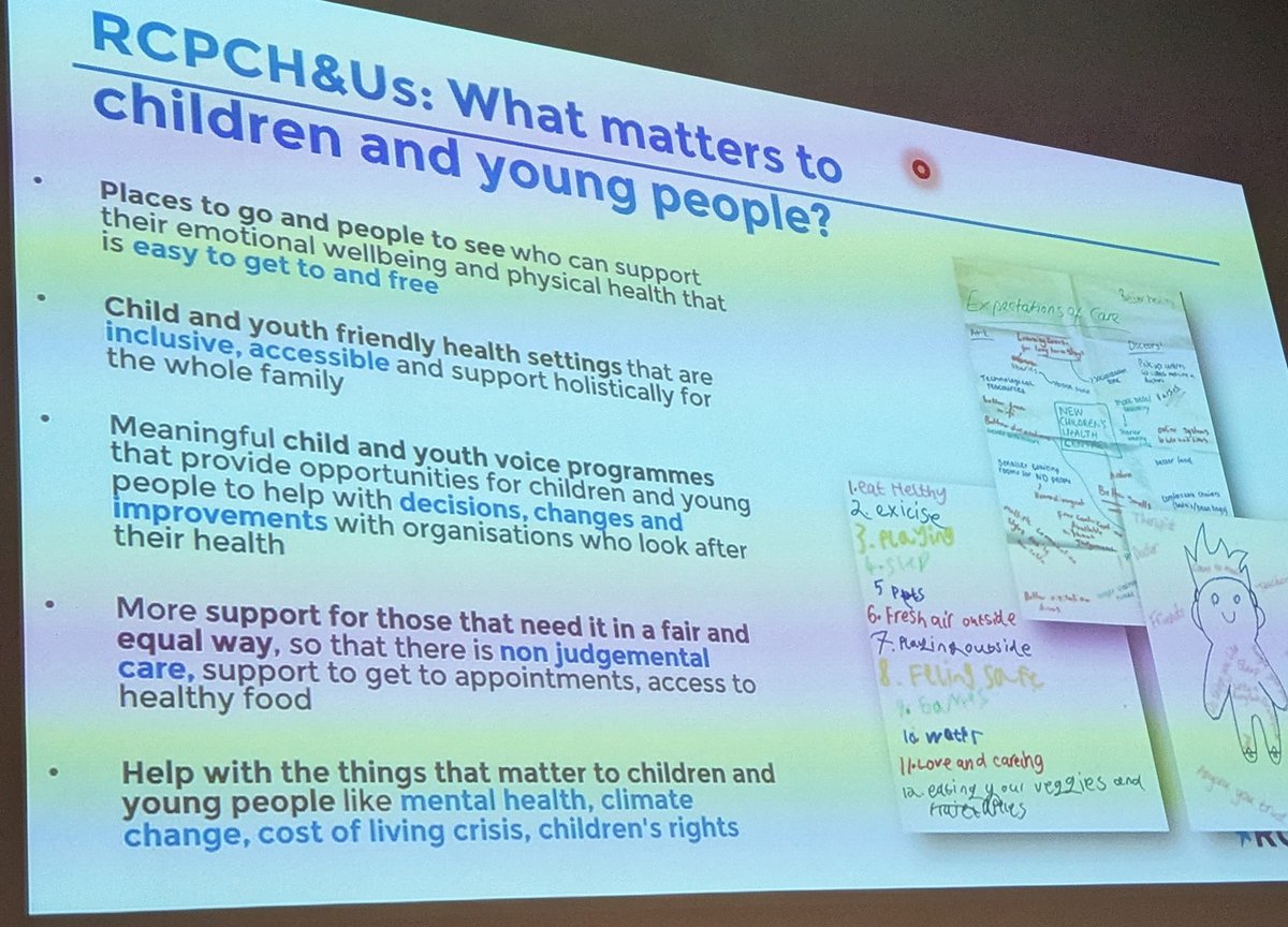 RCPCH vice president for policy Dr Mike Mckean highlighting key values for RCPCH: great to hear child health needs to be easy to get to and free, inclusive and non discriminatory. 
Every child is important!
#SPS2023
@ScottishPaeds
@RCPCHtweets
