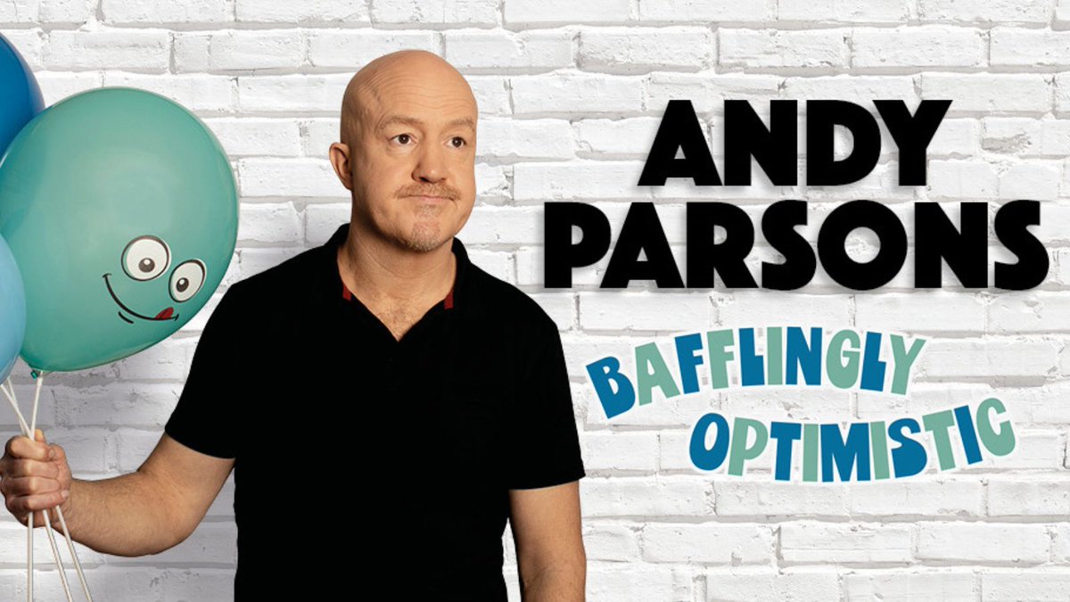 #NowOnSale: @MrAndyParsons: Bafflingly Optimistic, Thursday 18 April 2024 Andy Parsons brings his new show ‘Bafflingly Optimistic’ to The Apex in April! Book now 👉 bit.ly/AndyParsonsApe…