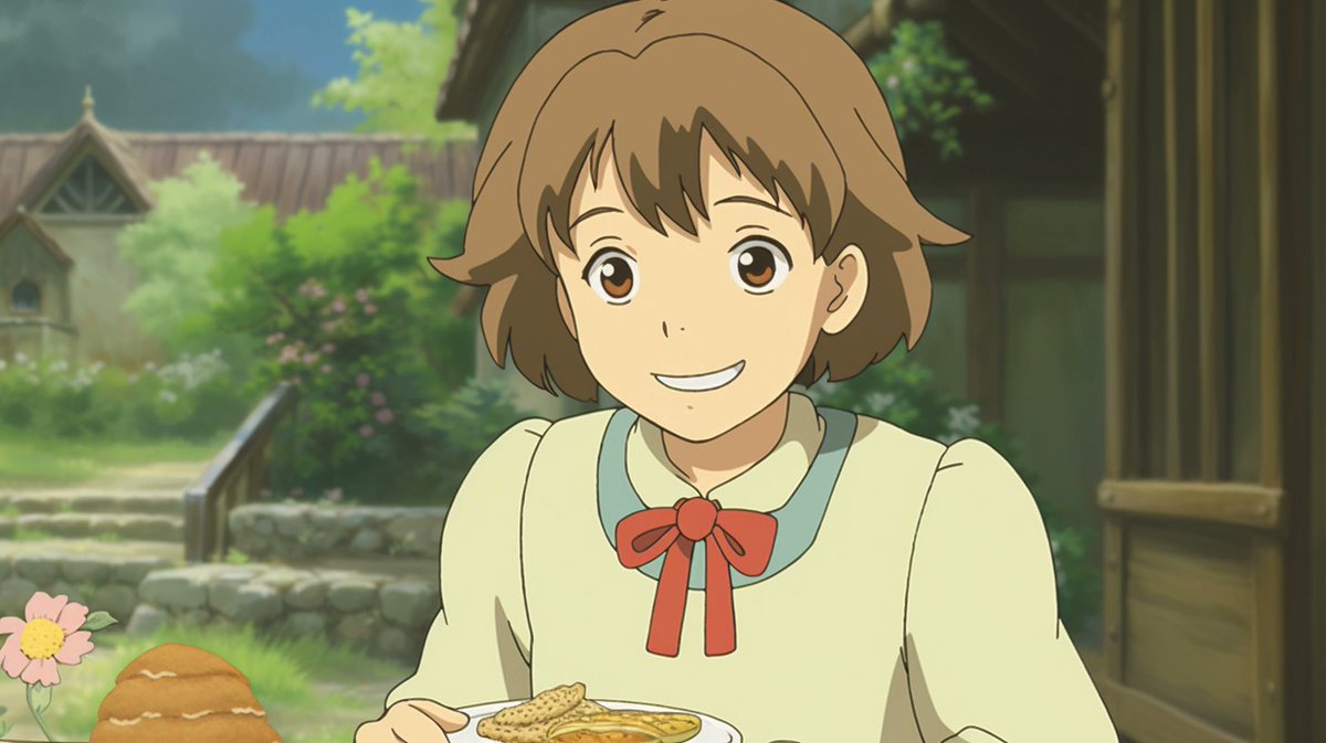 ProperPrompter's tweet photo. Ghibli x AI

🙂

It's Friday and everyone finally has access to GPTS...

We can all finally relax and smile.

Here's a prompt to generate some smiles of your own in the style of Studio Ghibli.
                                                                              
Prompt:
ghibli scene, portrait, smilecore --style raw-36rLhPAGRCfeFqdKlede9s4ZIgS80IYForXFJQtRRc-3751F9qn4rST4ohMaJNswSKWqEZV4P7gMjyGJ9Hush-762nkT6vxk6gwCchnO64NjThviWJWmITxxyBW89ZZ --ar 16:9