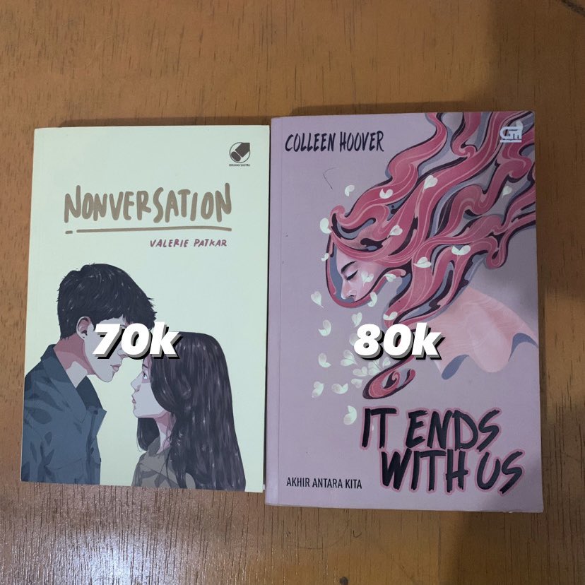 yupiplace_'s tweet photo. wts // want to sell
help rt #Help_RT
🌷novel preloved🌷
• bisa oren graton event
• bisa req live
• negotiable
• condi dan detail dm
📍Bogor
t. jual beli buku novel second preluv pre❤️ baru bekas au wattpad wp https://t.co/lHZMRxnZOn