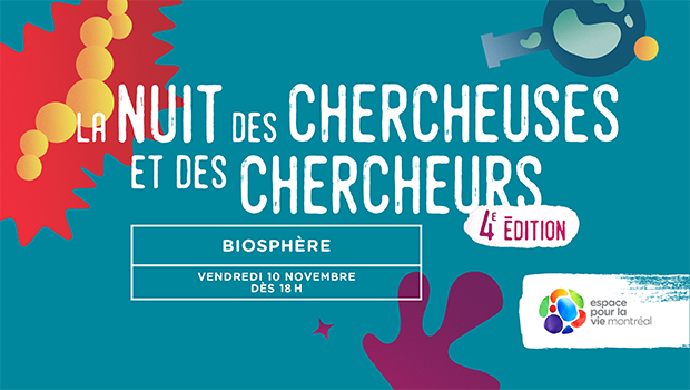 Les scientifiques vous invitent au Sommet
La #NuitChercheurs c'est également au Quebec, notre coordinateur y participe. Le 10 novembre, de 18 h à minuit, @espacepourlavie vous invite à  venir rencontrer en personne des 100aines de chercheuses et de chercheurs de domaines divers