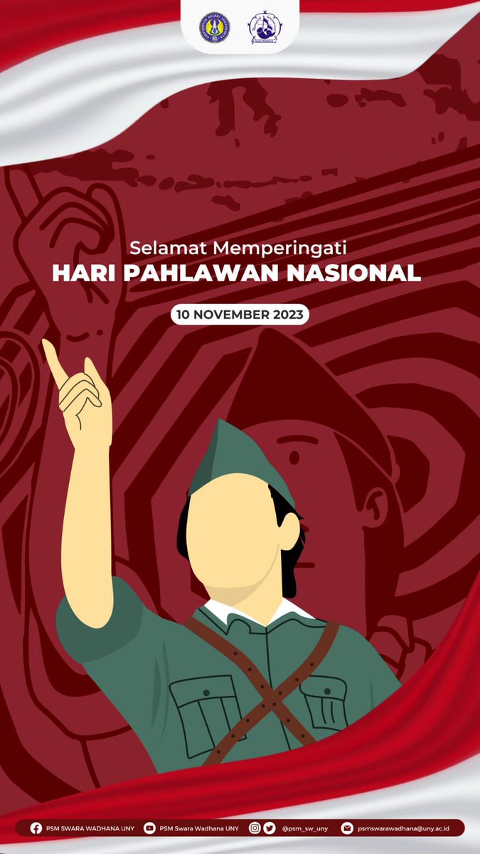 [MEMPERINGATI HARI PAHLAWAN]

Selamat memperingati Hari Pahlawan. Semoga semangat juang kita dapat terus meningkat untuk mempertahankan negara kita.

VIVA PSM,
SWARA WADHANA🎶