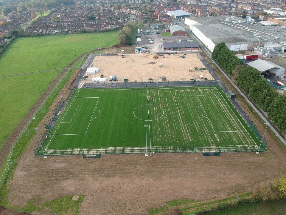 DFearnclssports's tweet photo. @CLSsport site in Grimsby first Rugby compliant pitch almost completed making most of good weather with performance infill being installed then straight onto second Football pitch next https://t.co/pFdgaQXRRs