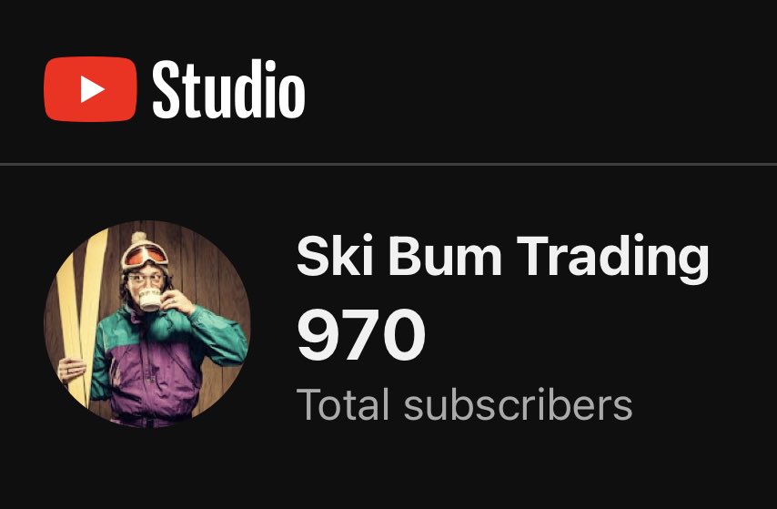 Only need 30 more subscribers before I make another $KAS video 🎉 

Don’t follow me there yet? Search “Ski Bum Trading” and I’ll come up.

Almost at 1000. Thanks all.
