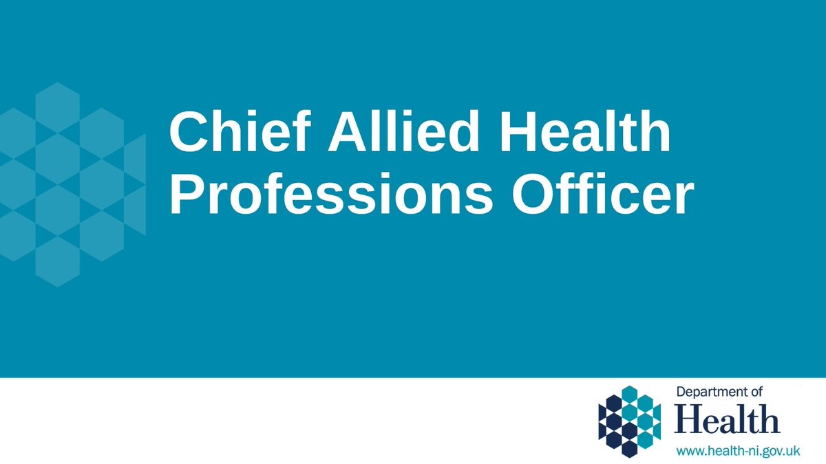 Department of Health (@healthdpt) on Twitter photo The <a href="/healthdpt/">Department of Health</a> has announced the upcoming appointment of a new Chief Allied Health Professions Officer for Northern Ireland.
Ms Michelle Tennyson will take up the post from January 2024. #AHP
➡️health-ni.gov.uk/news/new-chief… The <a href="/healthdpt/">Department of Health</a> has announced the upcoming appointment of a new Chief Allied Health Professions Officer for Northern Ireland.
Ms Michelle Tennyson will take up the post from January 2024. #AHP
➡️health-ni.gov.uk/news/new-chief…