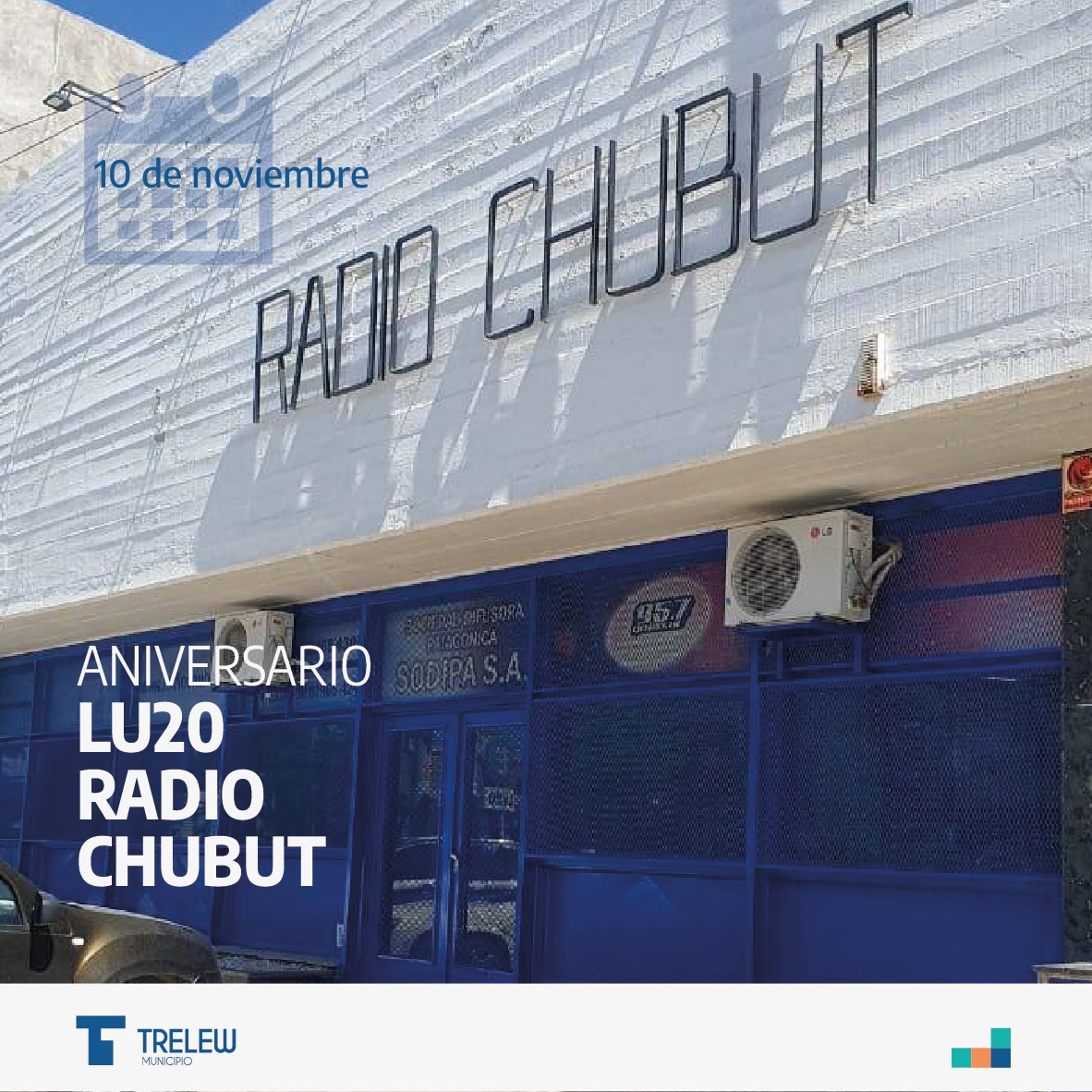¡Feliz aniversario LU20!
Saludamos y felicitamos a directivos y personal de una de las emisoras más importantes de la Patagonia.
