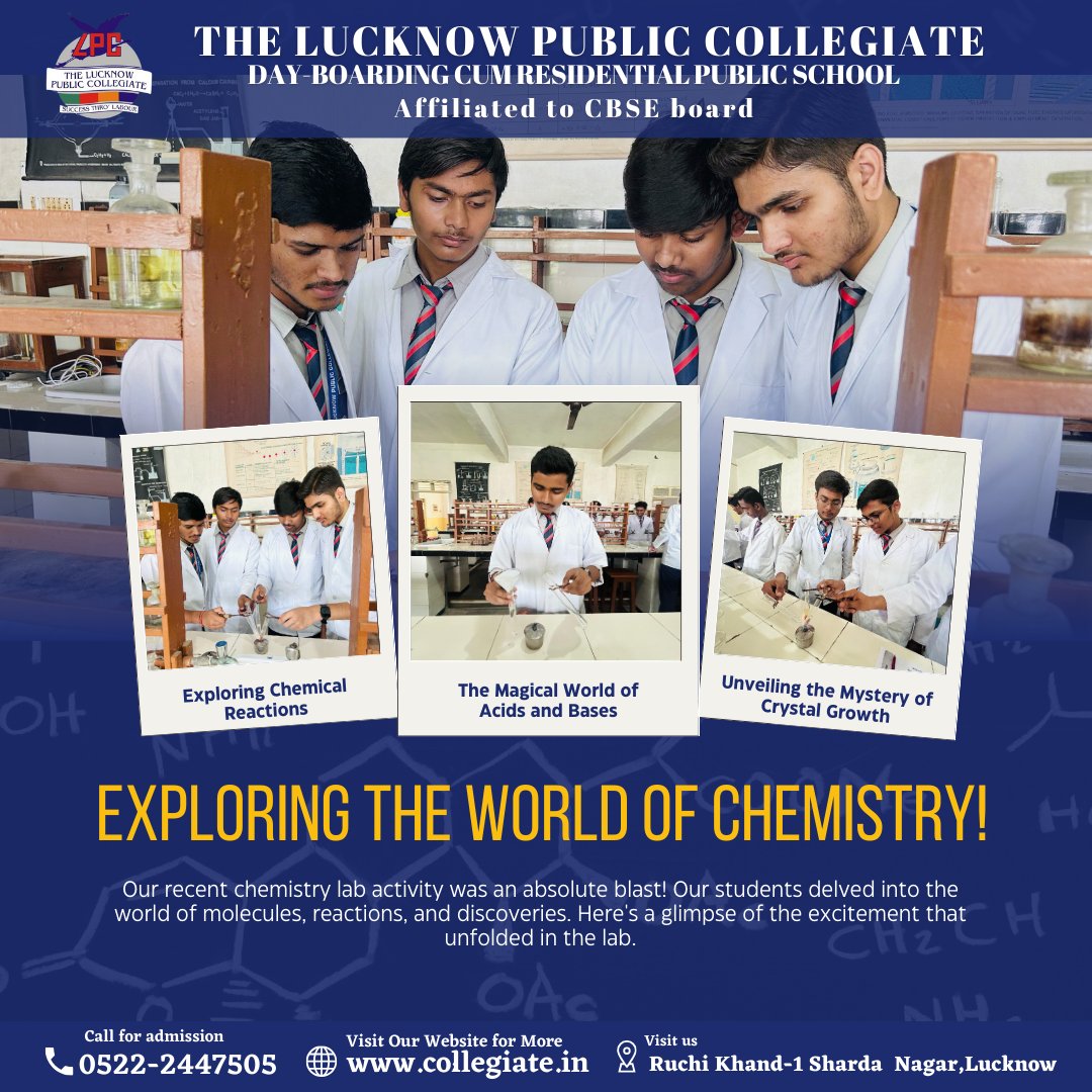 Our recent chemistry lab activity was an absolute blast! Our students delved into the world of molecules, reactions, and discoveries. Here's a glimpse of the excitement that unfolded in the lab.#ScienceExperiment #ChemistryClass #lpc