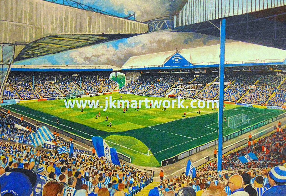 hi @TWWcast painting ive done of #swfc #hillsborough prints available now just £15 a3 size @ jkmartwork.com RT's appreciated