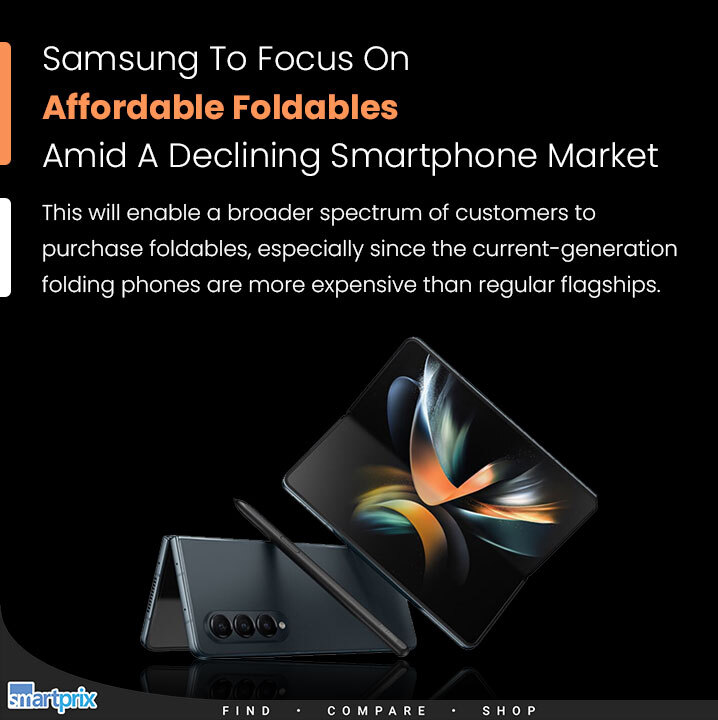 Smartprix's tweet image. Samsung could release affordable foldables next year

#Samsung #FoldablePhone #GalaxyFold