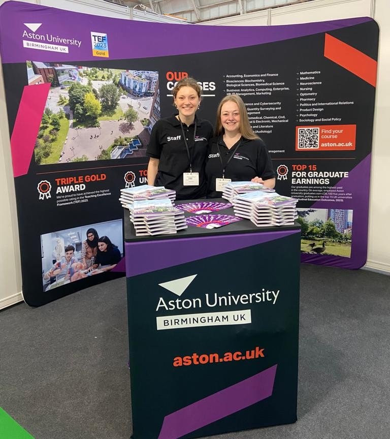 Hope and Catherine are at #London Olympia today and tomorrow for #WhatLive Come and say hello 👋 at stand A90 and find out about all things Aston