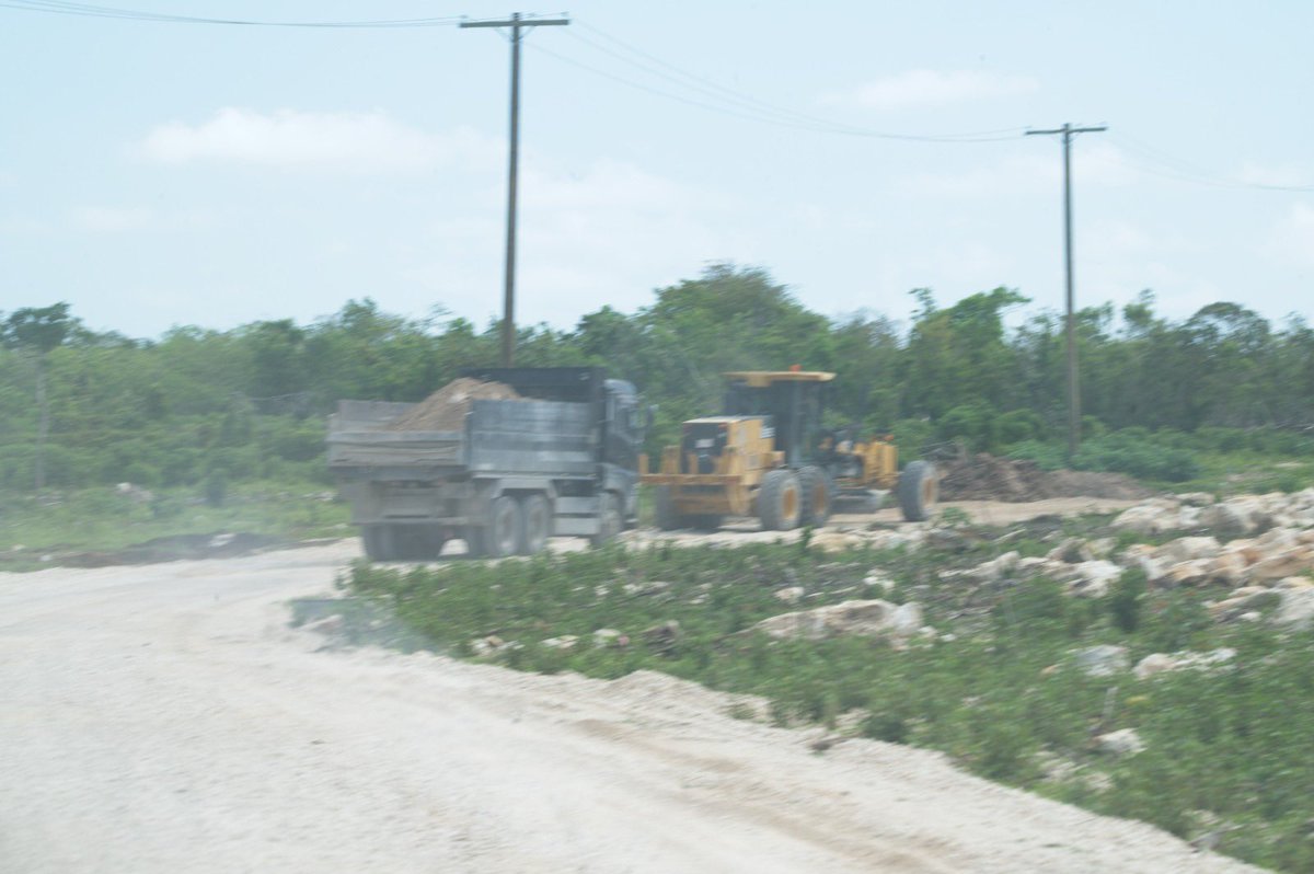 BREAKING: Work on the airport in #Barbuda which has not followed proper planning process continued while #landdefenders were in the Supreme Court fighting this unlawful project  <a href="/StayGroundedNet/">Stay Grounded - @staygroundednet on Bluesky 🦋</a> <a href="/savebarbuda/">SaveBarbuda</a> <a href="/barbudavoice/">Barbuda Silent No More</a> <a href="/CaribeTogether/">Stronger Caribbean Together</a> #savebarbuda